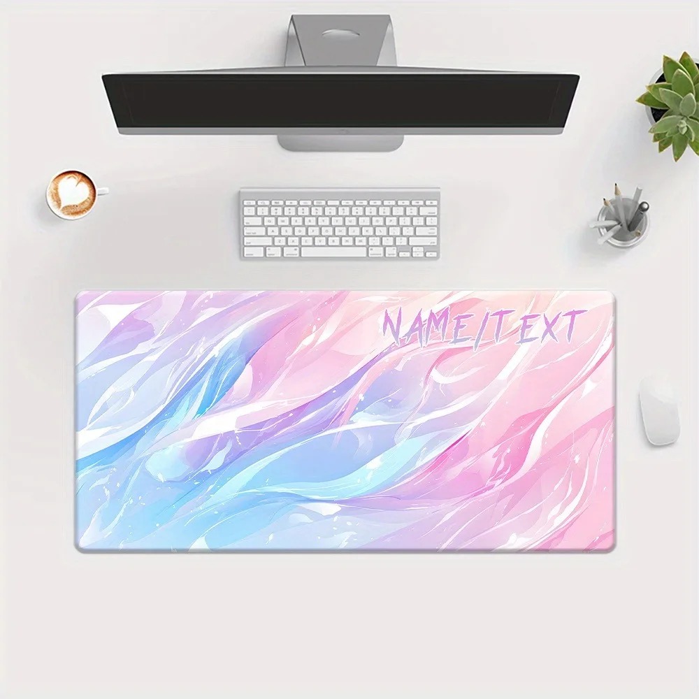 Gaming Keyboard Name - Personalisierte XXL-Schreibtischunterlage mit individuellem Namenstext, 1