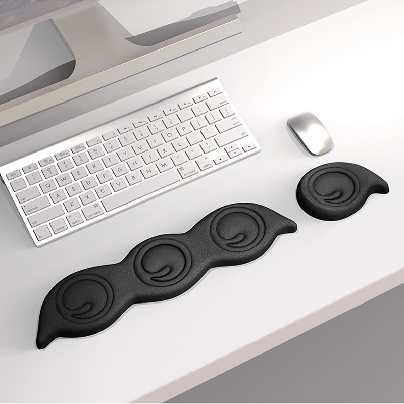 Gaming Keyboard And Mouse Set - Computer-Tastatur- und Maus-Handballenauflage-Set. Ergonomische Maus-Handballenauflage lindert