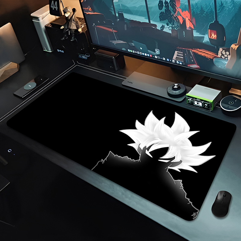 Gaming Keyboard En Mouse - DBZ Schwarzes Anime-Mauspad Dragon Ball Große