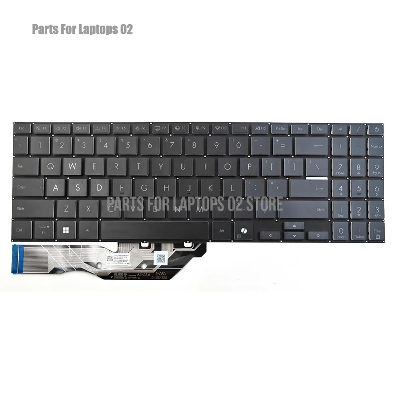 Gaming Keyboard Asus - Laptop-Tastatur US mit Hintergrundbeleuchtung Neu für