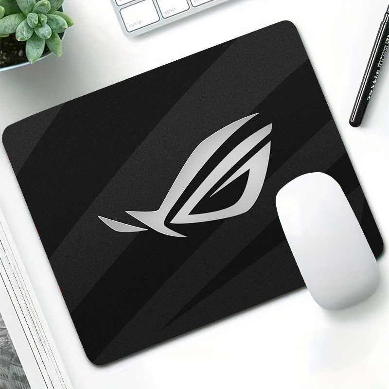 Gaming Keyboard Typewriter - Gaming-Mauspad, Rutschfeste Schreibtischunterlage, Schwarz-Weißer Gaming-Logo-Druck, Tastaturunterlage