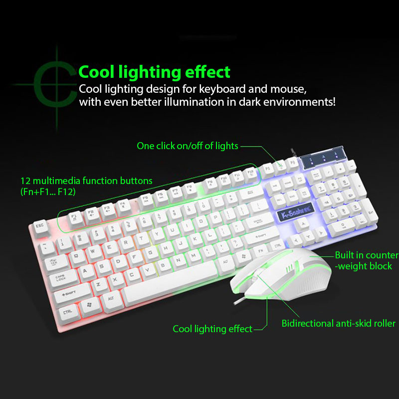 KM320 Tastatur- und Maus-Set,  – Gaming Keyboard And Mouse Set Bewertung und Preis