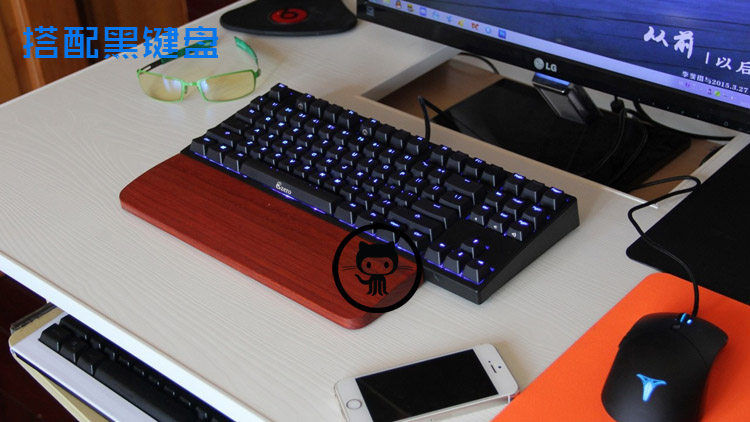 Afrikanische Padauk Mechanisch – Wrist Rest Wood Bewertung und Preis