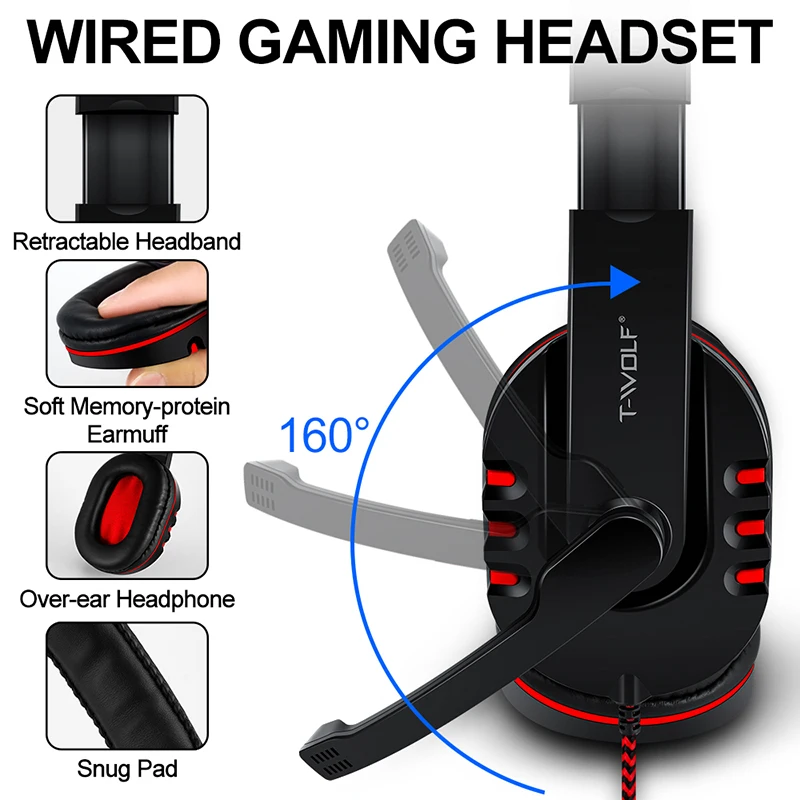 T-WOLF Game Vier-Teile-Set TF8 – Gaming Keyboard And Mouse Set Bewertung und Preis