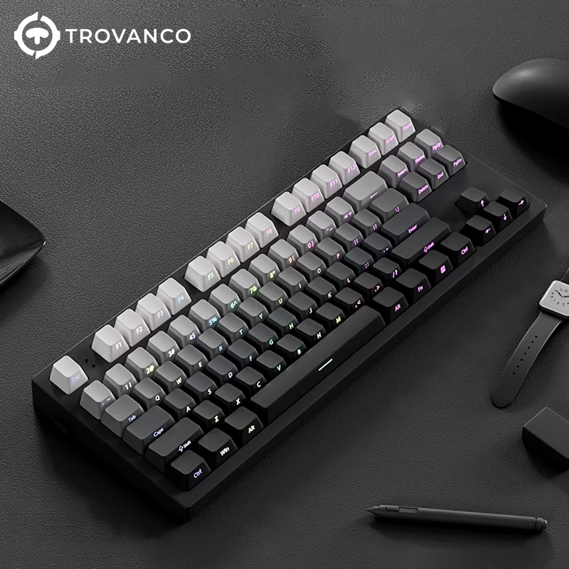 130 Tasten Farbverlauf-Tastenk – Gaming Keyboard Typewriter Bewertung und Preis